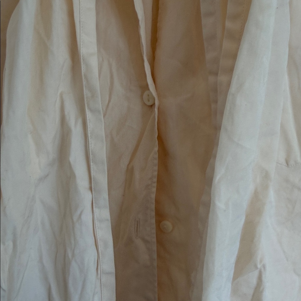 JILL SANDWR Cream Long Sleeve Blouse with Scarf 36 - Picture 6 of 7